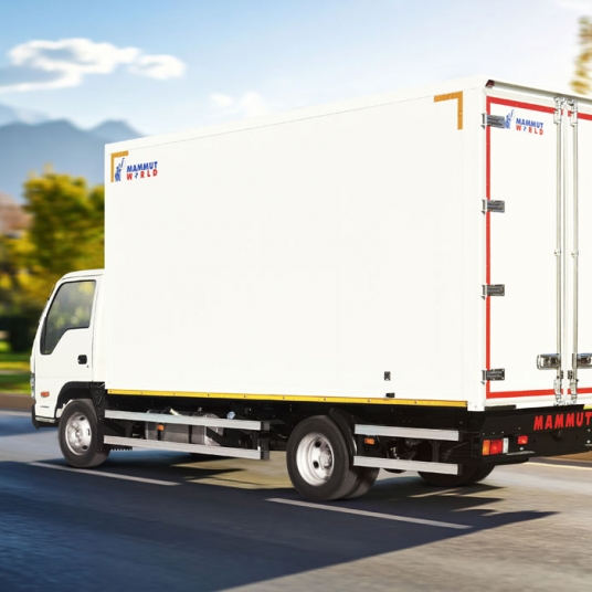 اتاق حمل بار مسقف ایزوله ماموت - پارتاک دیزل سپهر - partakdiesel
